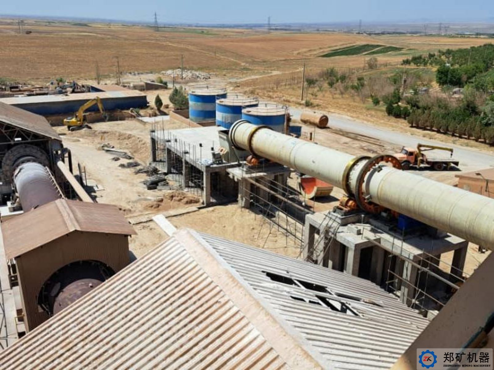 伊朗200tpd活性石灰煅燒設(shè)備